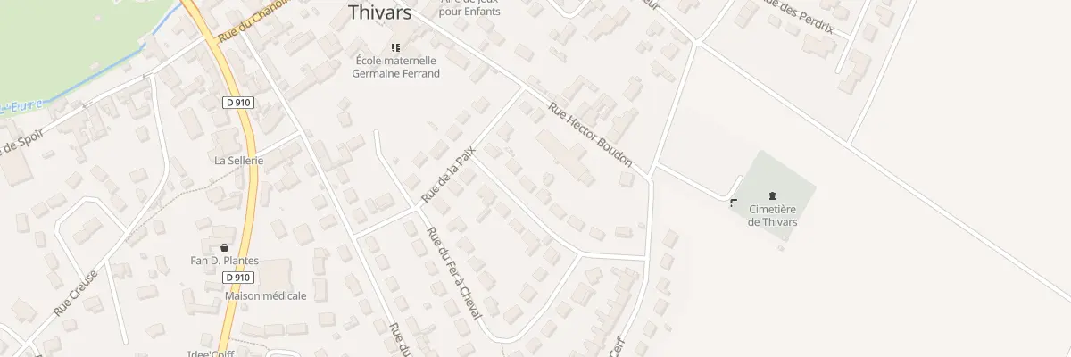 Plan du 5 Rue du Fer à Cheval à Thivars
