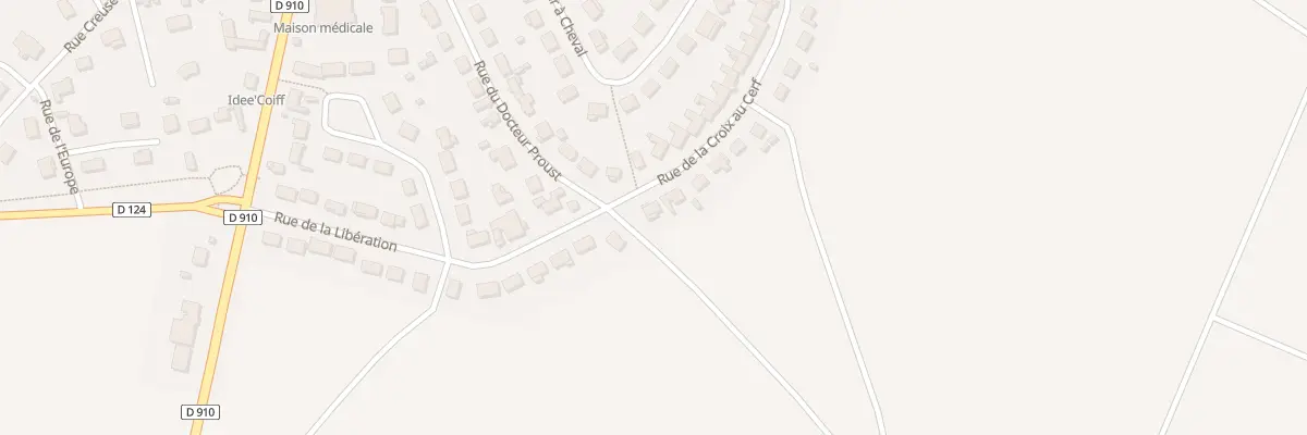 Plan du 2 Rue de la Croix au Cerf à Thivars