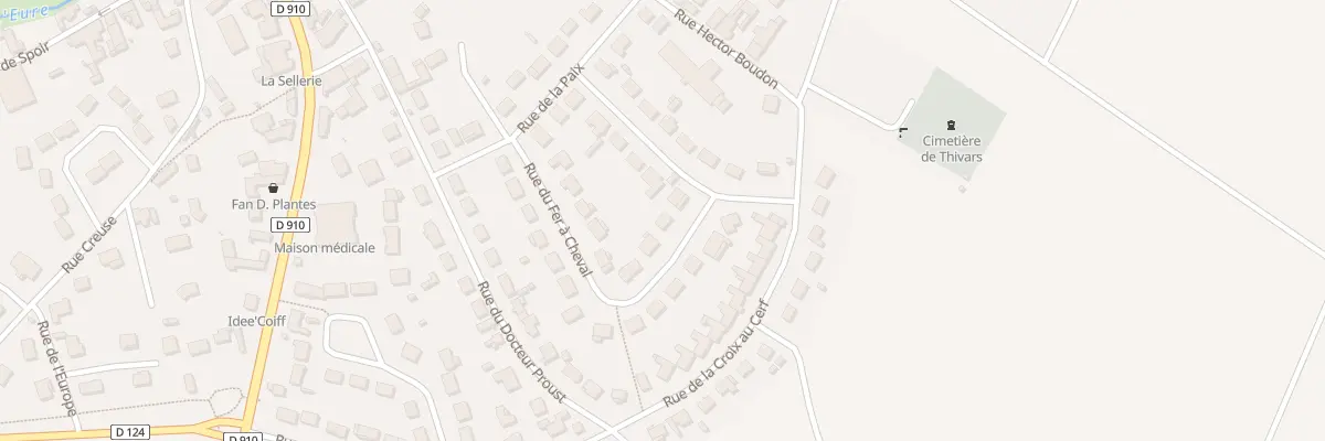 Plan du 14 Rue du Fer à Cheval à Thivars