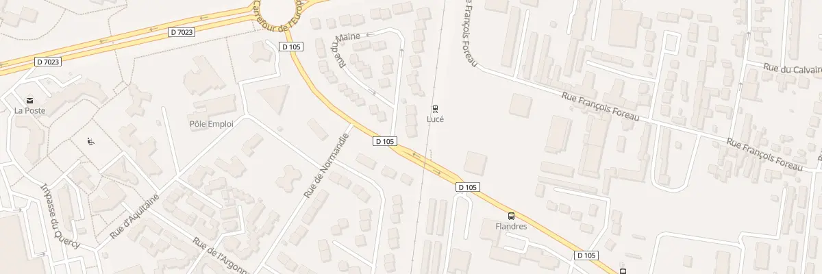 Plan du 2 Rue du Maine à Lucé