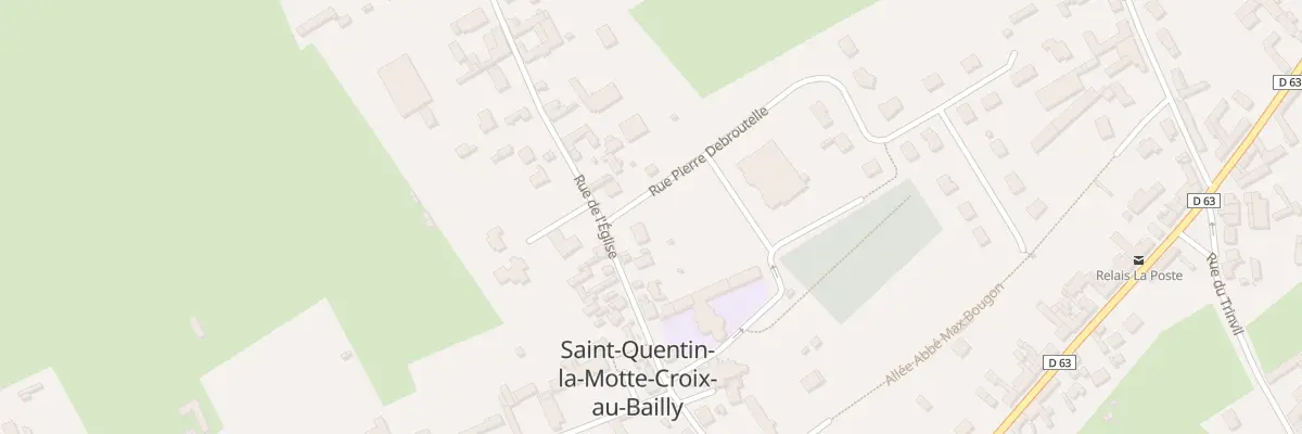 Plan du 9002 Rue de l’Eglise à Saint-Quentin-la-Motte-Croix-au-Bailly