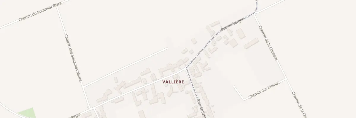 Plan du 18 Rue du Verger à Autainville