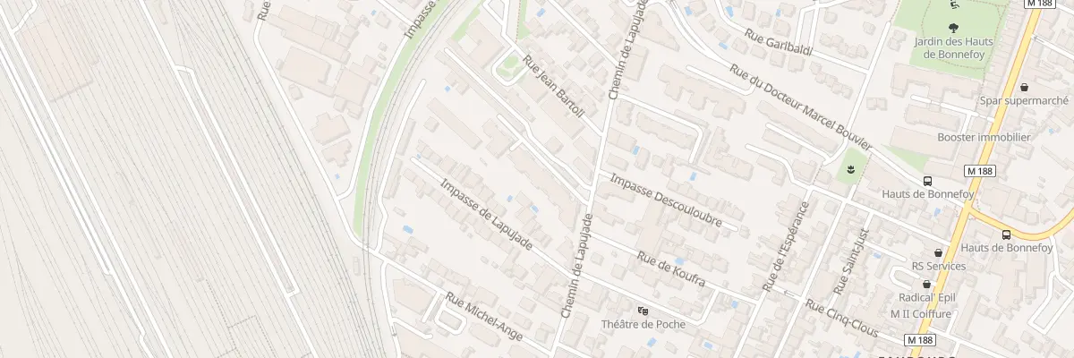 Plan du 59B Che Lapujade à Toulouse