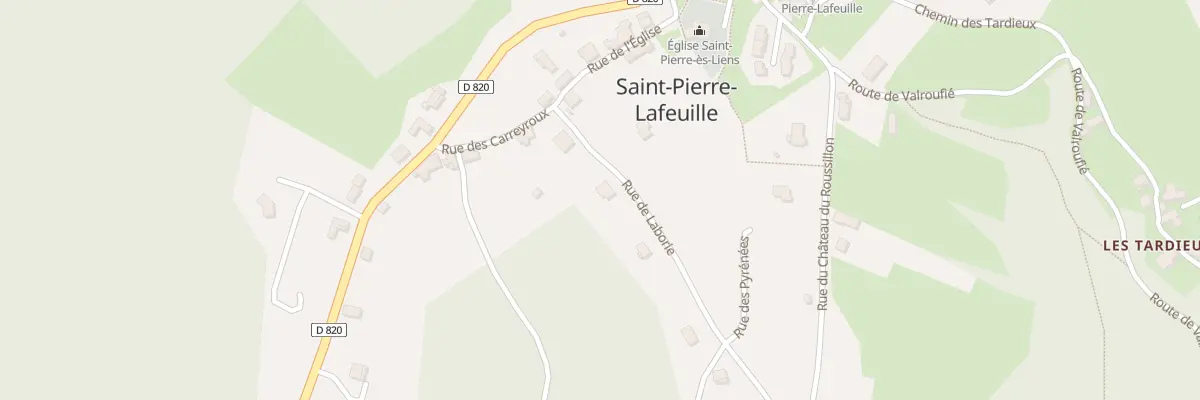Plan du 84 Rue de Laborie à Saint-Pierre-Lafeuille