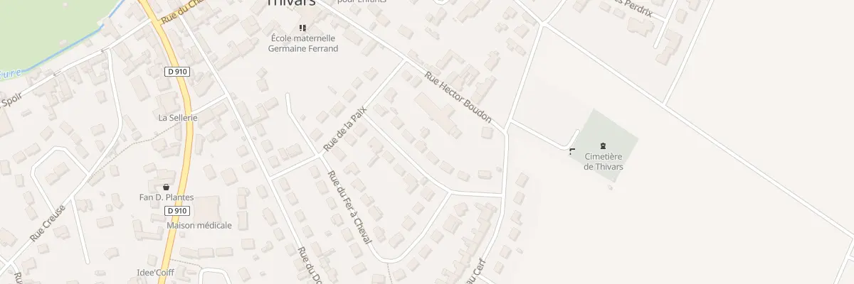 Plan du 7 Rue du Fer à Cheval à Thivars