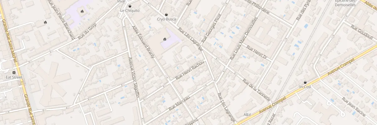 Plan du 23 Rue Henri Rachou à Toulouse