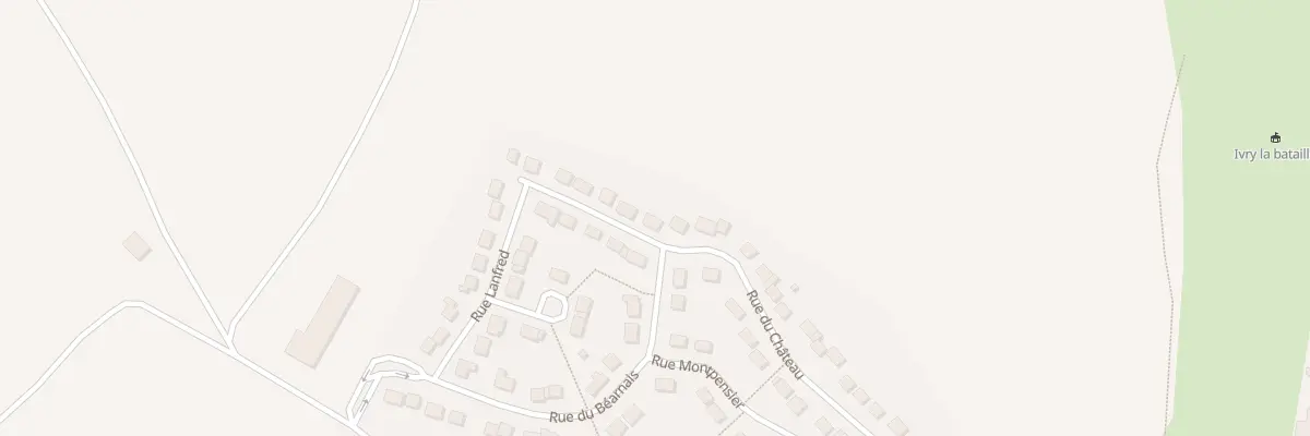 Plan du 13 Rue du Château à Ivry-la-Bataille
