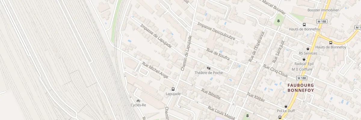 Plan du 55 Che Lapujade à Toulouse