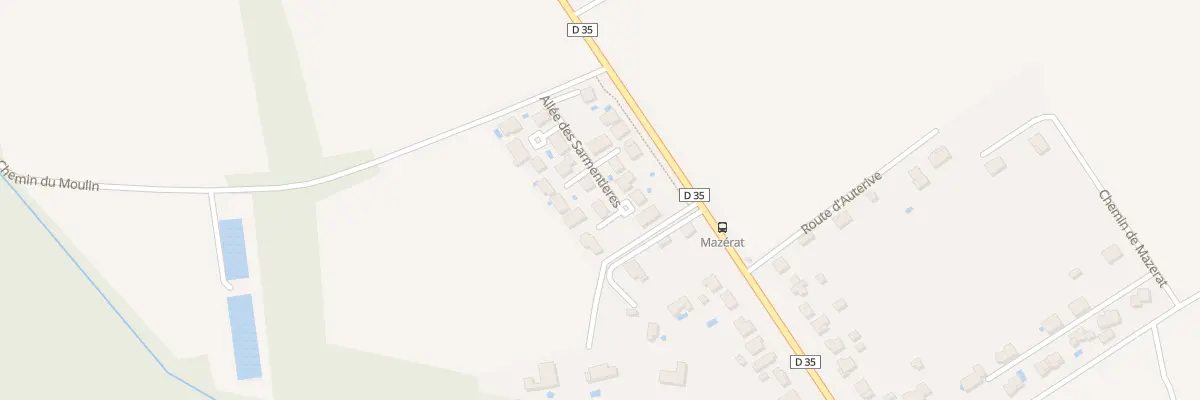 Plan du 20 All des Sarmentières à Grépiac