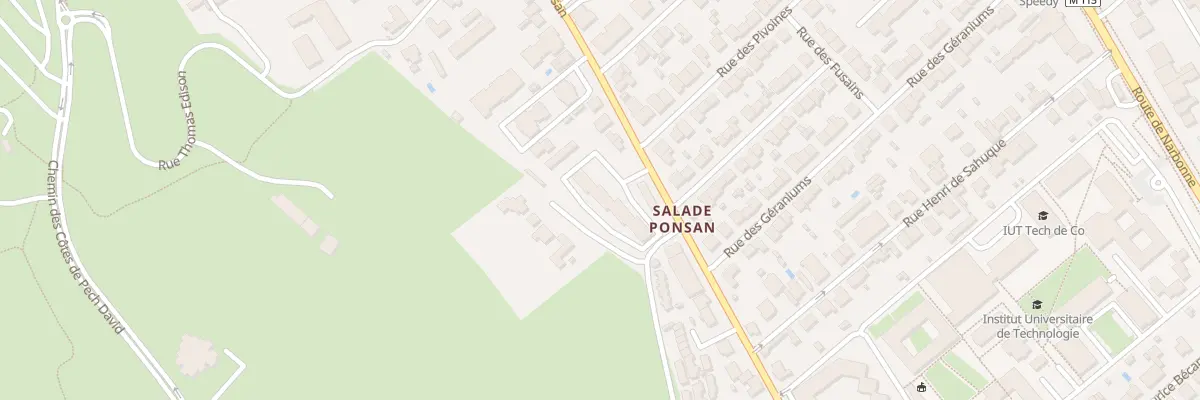 Plan du 77 Che de la Salade Ponsan à Toulouse