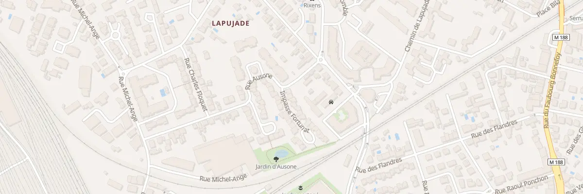 Plan du 3 Imp Fortunat à Toulouse