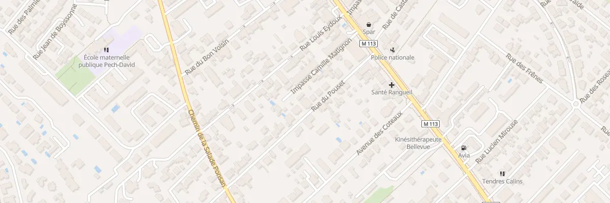 Plan du 29 Rue du Pouset à Toulouse