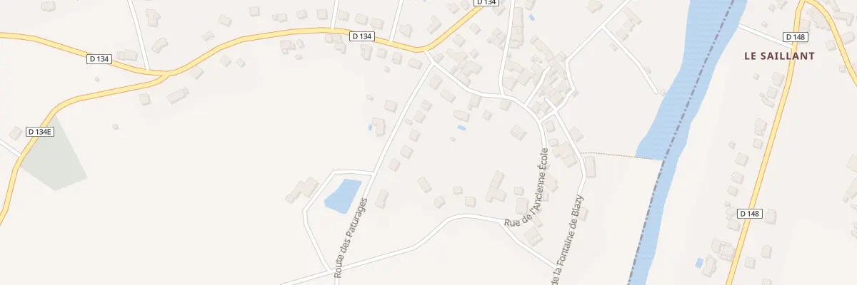 Plan du 87 Rte Des Paturages à Voutezac