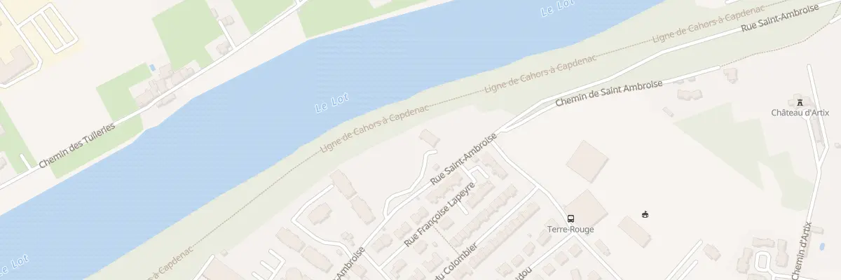 Plan du 357 Rue St Ambroise à Cahors