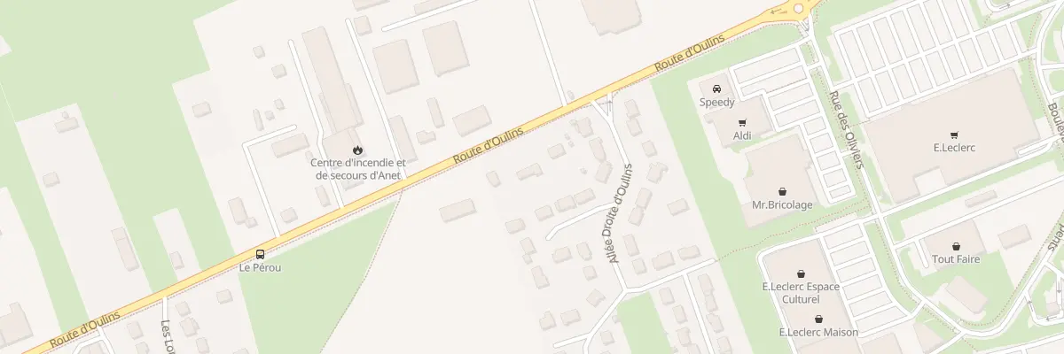 Plan du 675A Rte d’Oulins à Anet