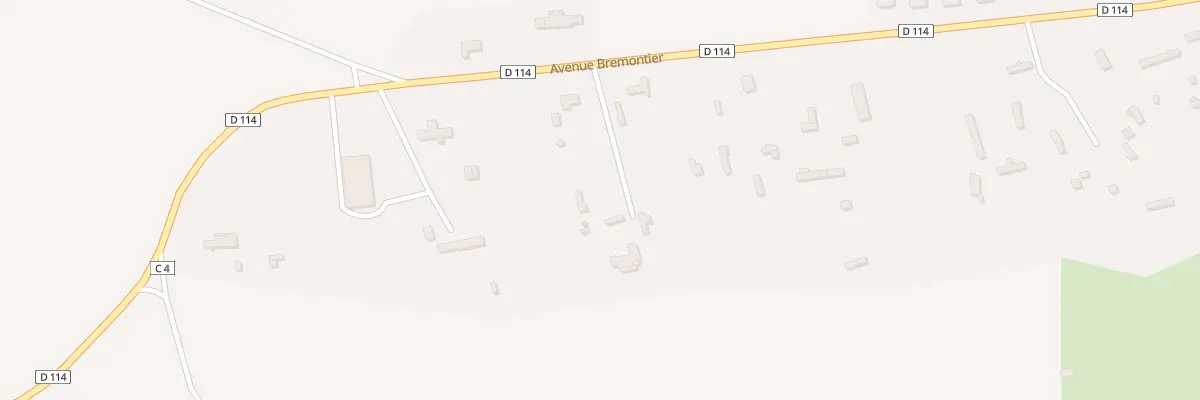 Plan du 97 Av Bremontier au Tronquay