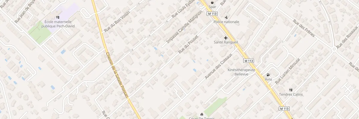 Plan du 32 Rue du Pouset à Toulouse