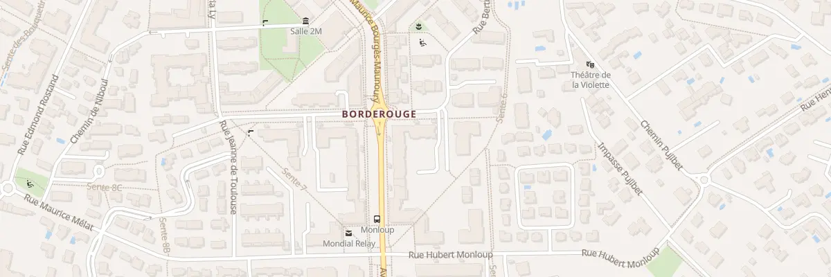 Plan du 2 Rue Bertran à Toulouse