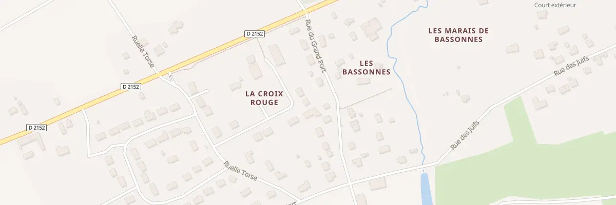 Plan du 16 La Croix Rouge à Suèvres