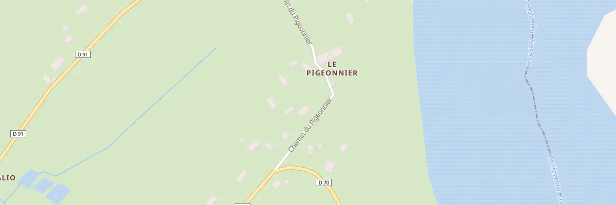 Plan du 382 Che du Pigeonnier à Léojac