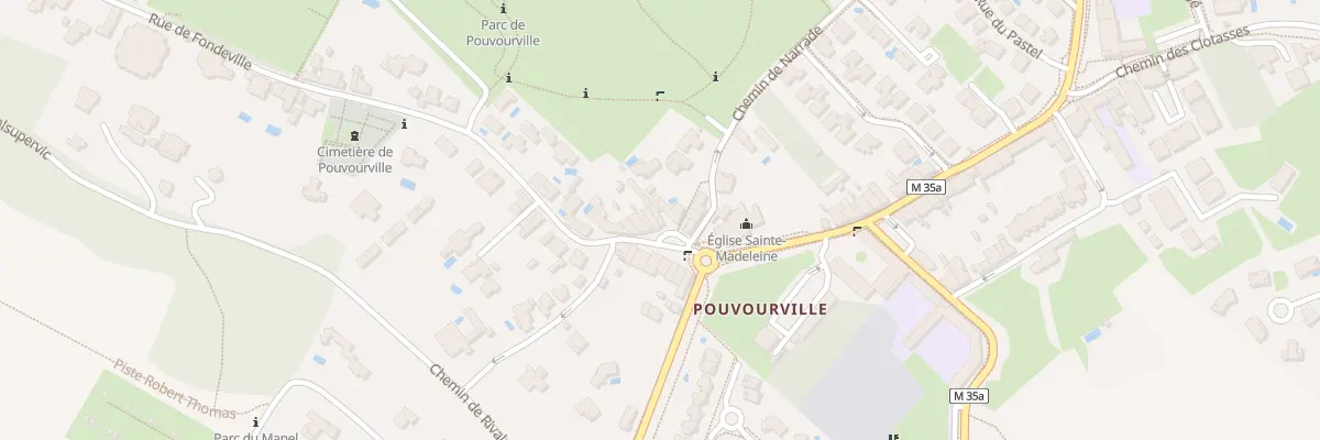 Plan du 44 Rue de Fondeville à Toulouse