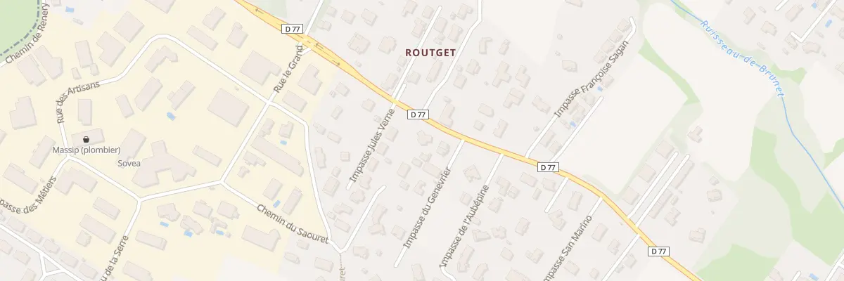 Plan du 31B Rte de Gratentour à Pechbonnieu
