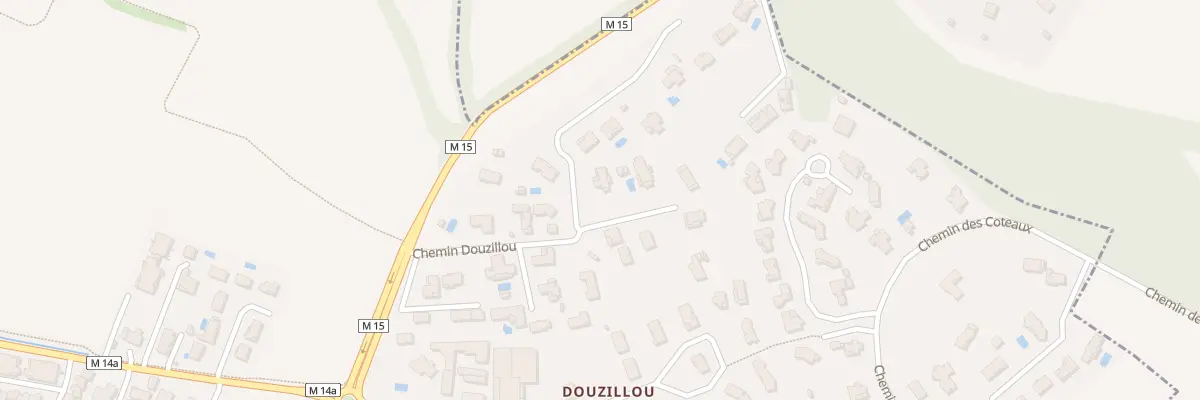 Plan du 22 Che du Douzillou à Castelginest