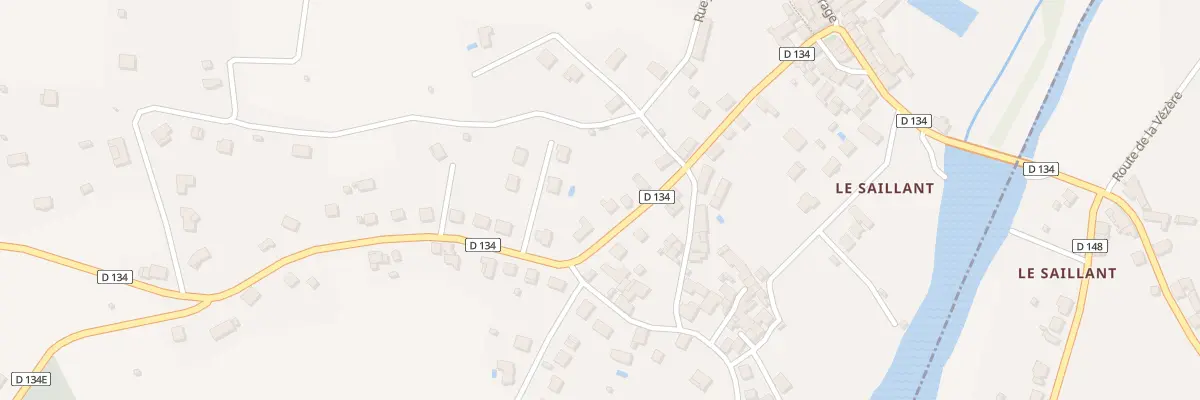 Plan du 3079 Rue De La Vezere à Voutezac