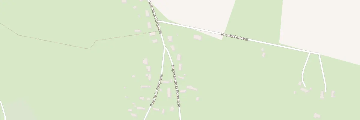 Plan du 25 Rue de la Porquerie à La Haye