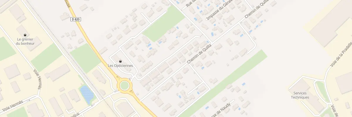 Plan du 14 Rue des Oliviers à Auterive