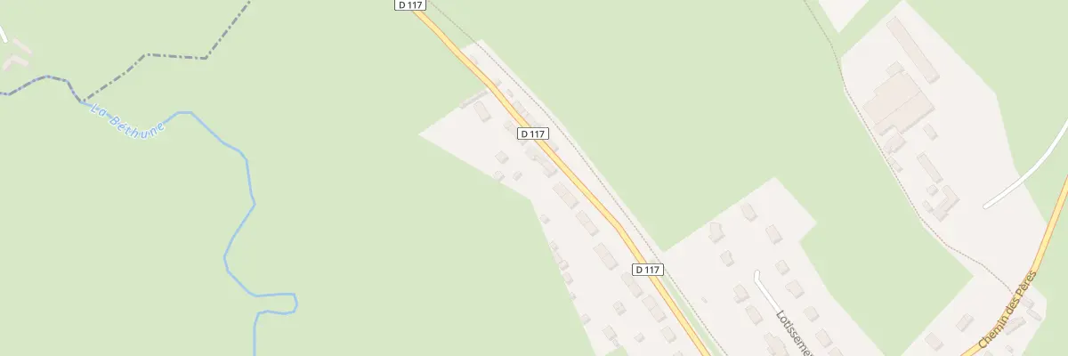 Plan du 182 Rte de Neufchâtel à Neuville-Ferrières