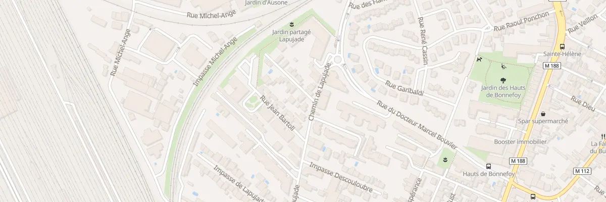 Plan du 1 Imp Fourcaran à Toulouse