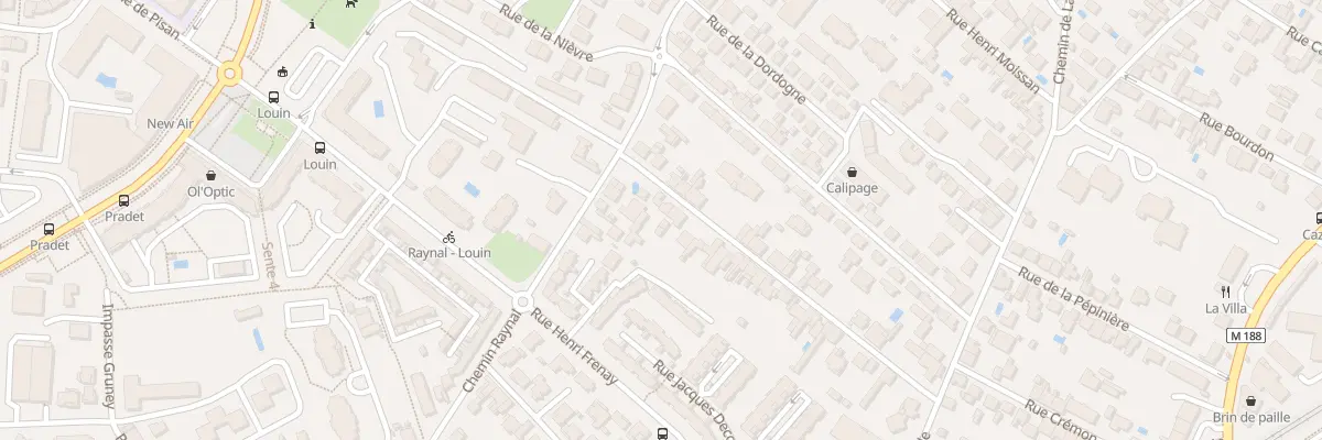 Plan du 45B Rue d’Oradour Sur Glane à Toulouse