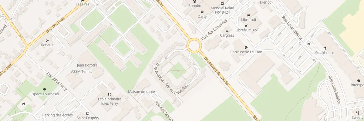 Plan du 43 Rue Boieldieu à Saint-Marcel