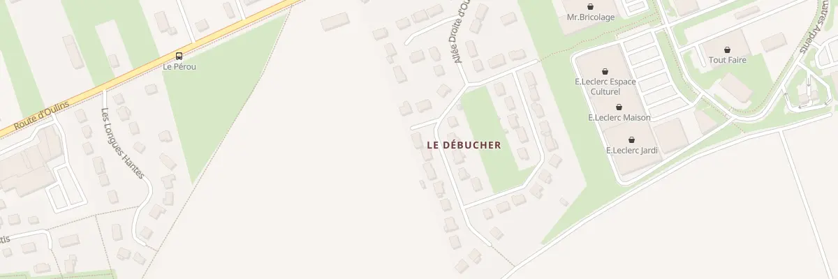 Plan du 16 Allée Droite d’Oulins à Anet