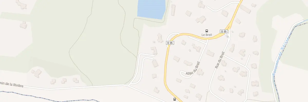Plan du 2 Imp du Grand Bois à Vigoulet-Auzil