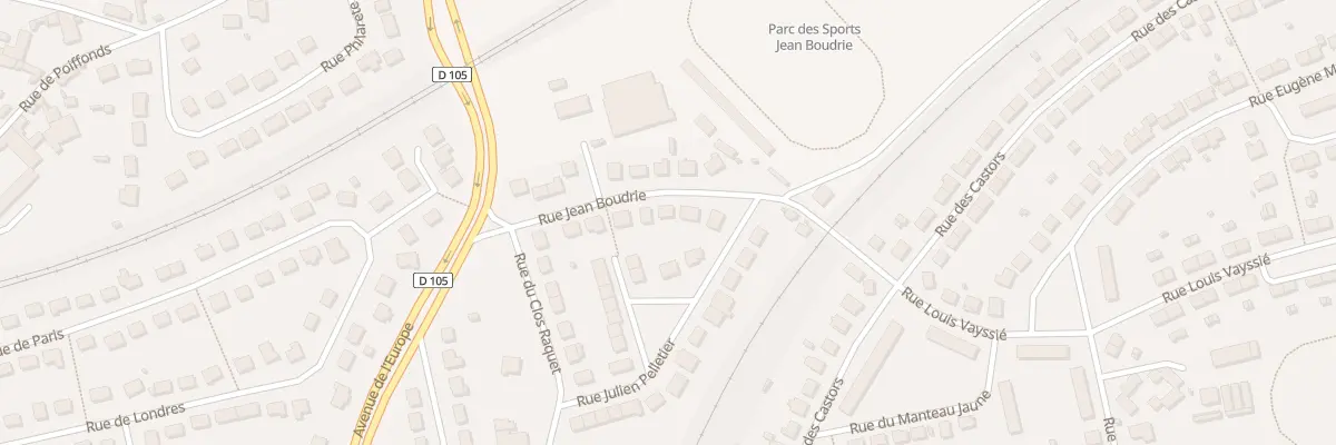 Plan du 7 Rue Jean Boudrie à Lucé