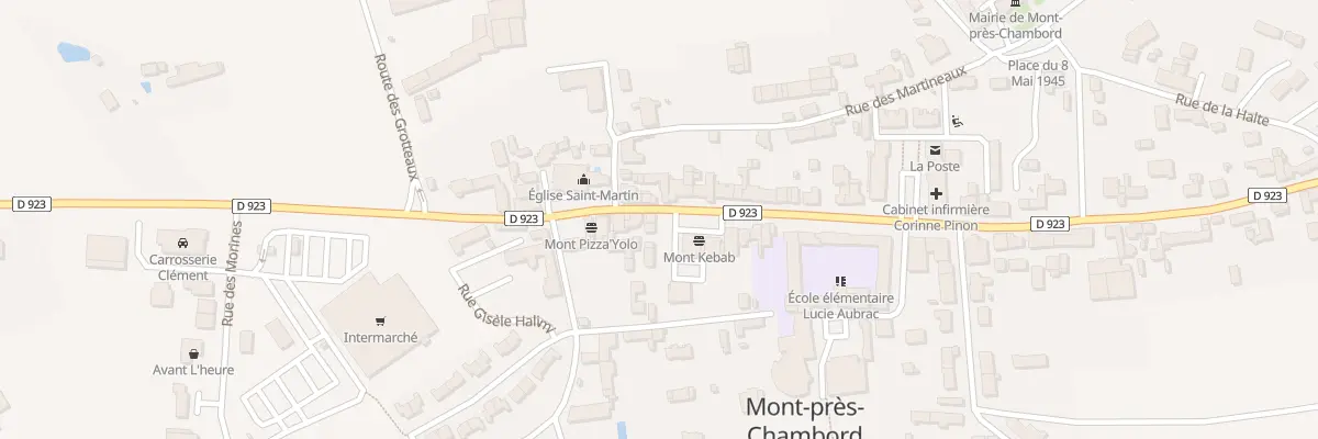 Plan du 26 Rue Nationale à Mont-près-Chambord