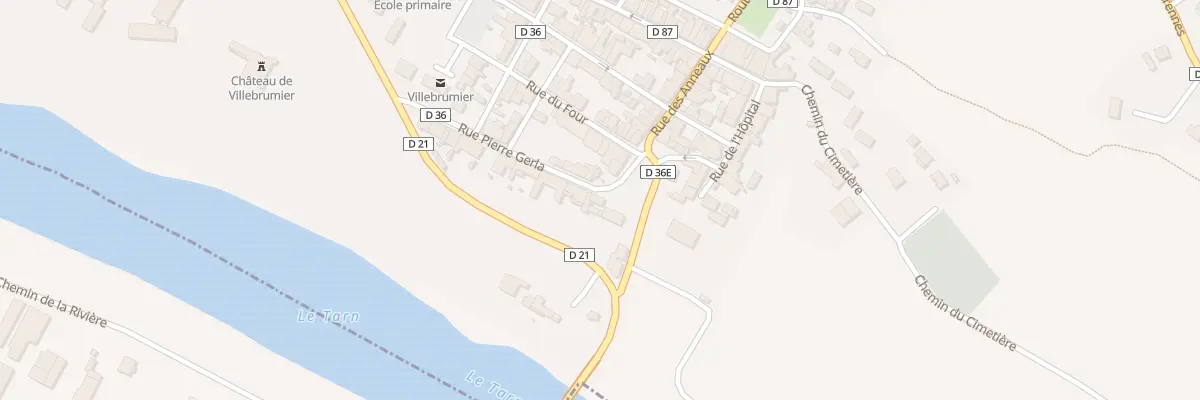 Plan du 30 Rue Pierre Gerla à Villebrumier