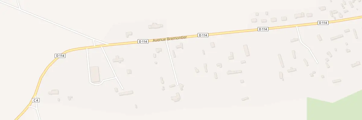 Plan du 91 Av Bremontier au Tronquay