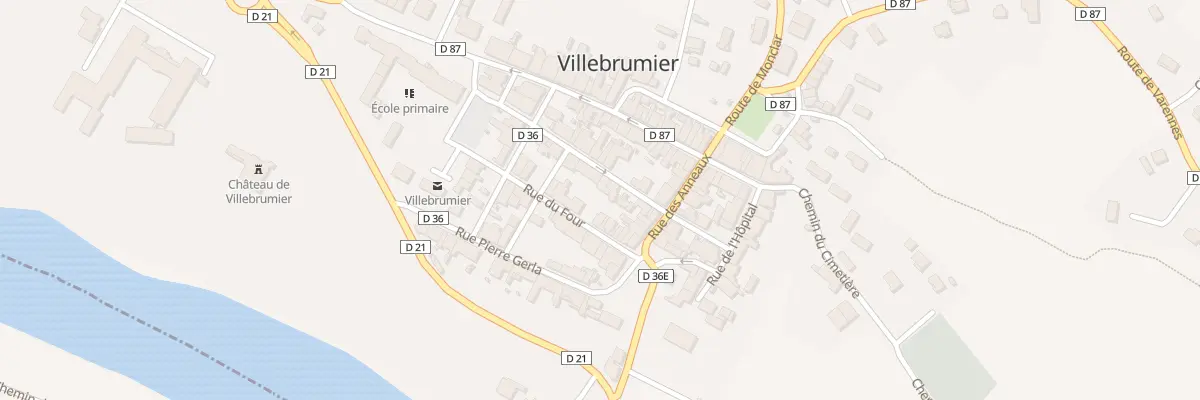 Plan du 14 Rue Leon Gambetta à Villebrumier