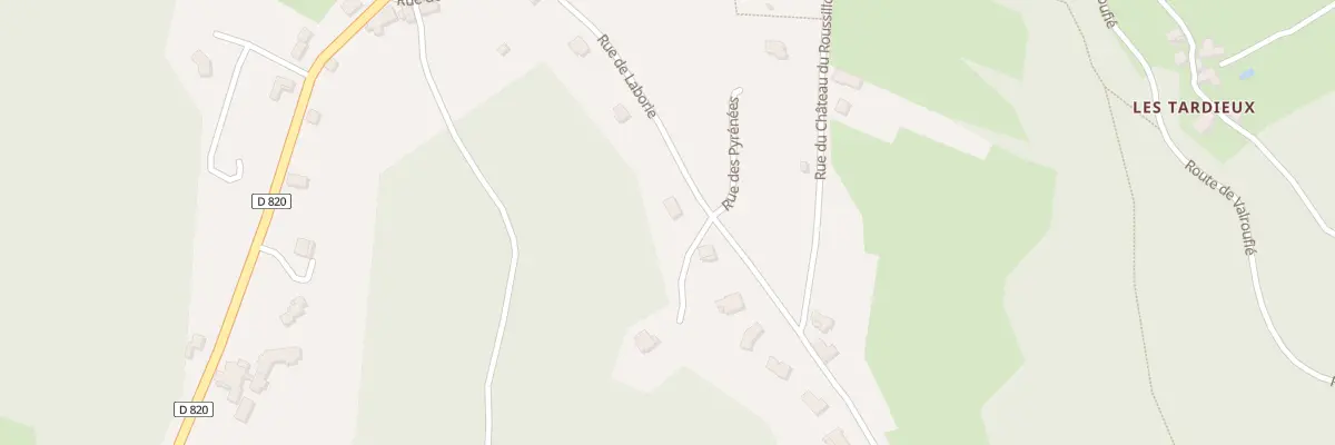 Plan du 240 Rue de Laborie à Saint-Pierre-Lafeuille