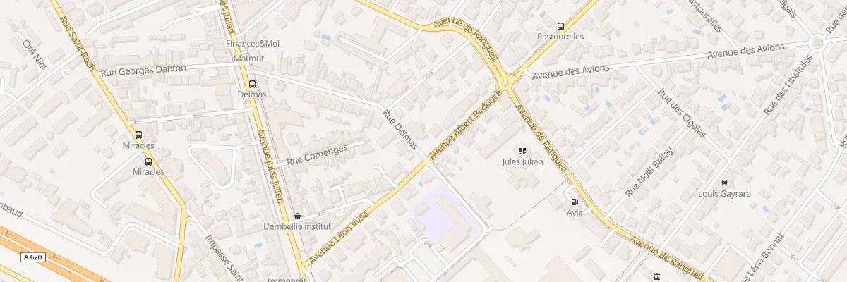 Plan du 39 Rue Delmas à Toulouse