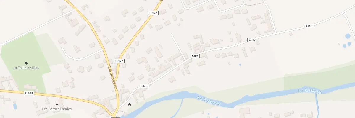 Plan du 15 Rue de Villeneuve à Huisseau-sur-Cosson