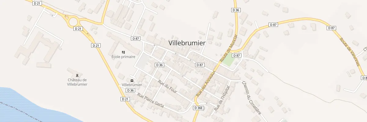 Plan du 12 Rue Haute à Villebrumier