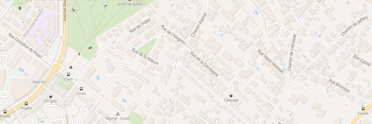 Plan du 3 Rue Claude Vernet à Toulouse