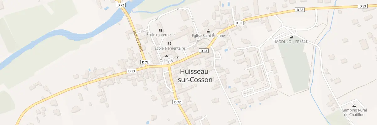 Plan du 266 Rte de Chambord à Huisseau-sur-Cosson