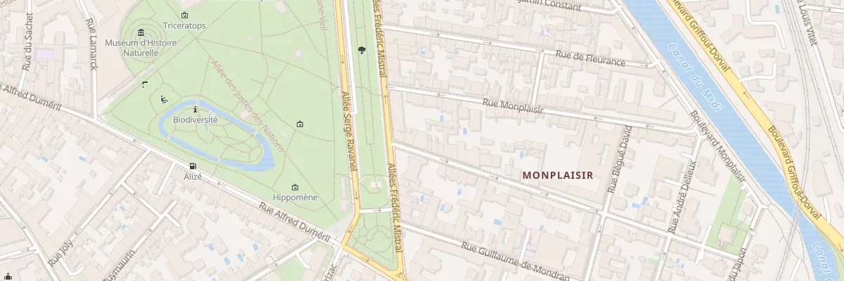 Plan du 5 Rue Martyrs de Liberation à Toulouse