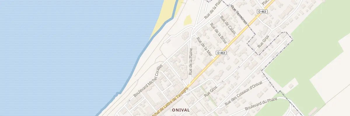 Plan du 36 Bd Michel Couillet à Ault