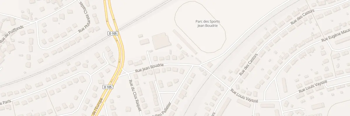 Plan du 8 Rue Jean Boudrie à Lucé